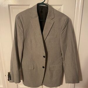 J.Ferrar Men's Gray Blazer